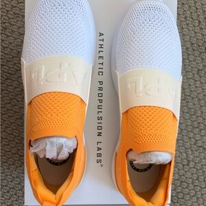 APL White and Orange Sneakers